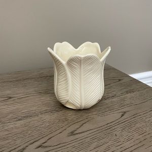 PartyLite Ivory Tulip Candle Holder